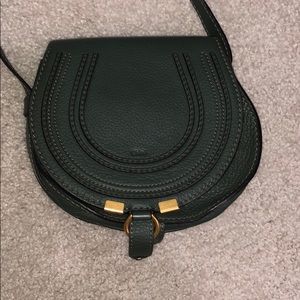 Chloe Midnight green marcie small bag